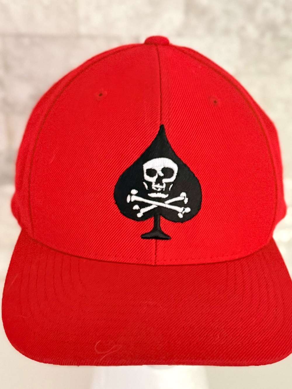 Y2K Skull and Crossbones Spade Death Card SnapBack Unisex Cap